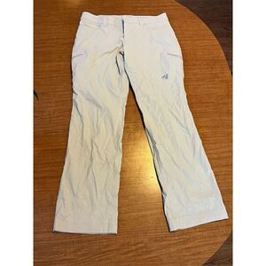 Eddie Bauer Women's Cargo Pants Size 8 Beige Casual Solid Functional Pockets